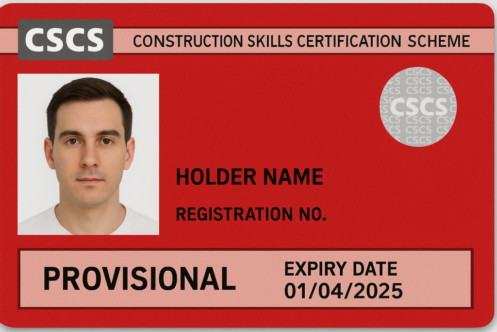 CSCS Red Provisional Card