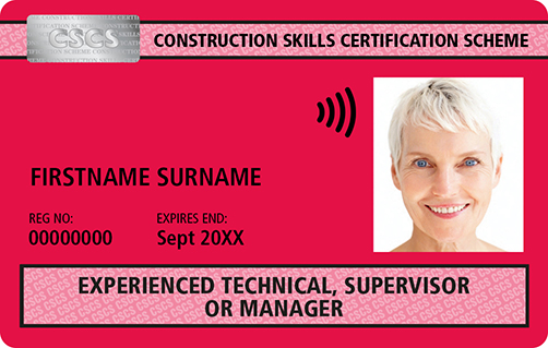 CSCS Red Manager Card